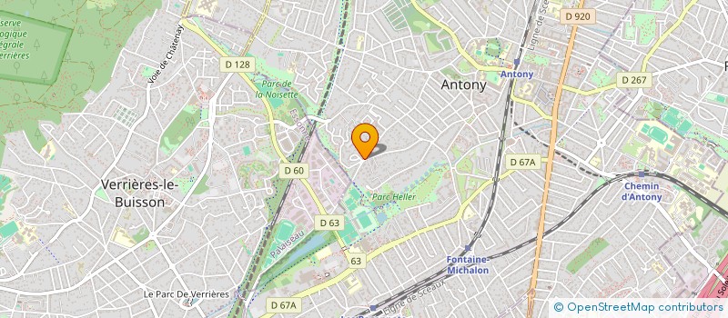 localisation de l'entreprise MONSIEUR CHARLES ROUX à ANTONY