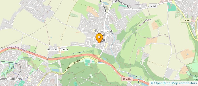 localisation de l'entreprise MONSIEUR CHARLES ROY  FONTAINE-LA-MALLET