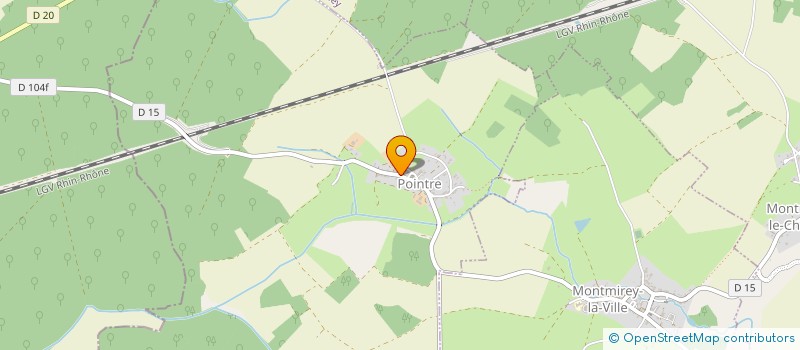 localisation de l'entreprise MONSIEUR CHARLES SAGET  POINTRE