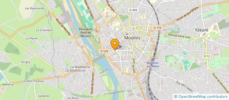 localisation de l'entreprise MONSIEUR CHARLES SAISON  MOULINS