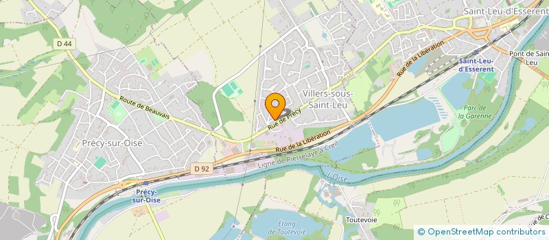 localisation de l'entreprise MONSIEUR CHARLES SALINGUE  VILLERS-SOUS-SAINT-LEU