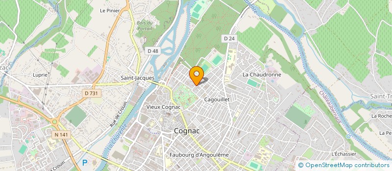 localisation de l'entreprise MONSIEUR CHARLES SANCHEZ PORRO à COGNAC