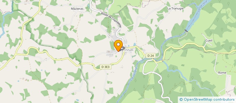 localisation de l'entreprise MONSIEUR CHARLES SARDENNE  PEYRISSAC