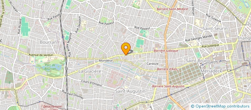 localisation de l'entreprise MONSIEUR CHARLES SARRAZY  BORDEAUX