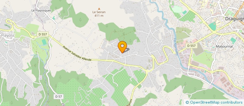 localisation de l'entreprise MONSIEUR CHARLES SAUCRAY à DRAGUIGNAN