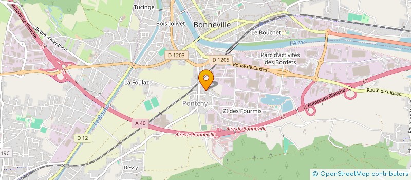 localisation de l'entreprise MONSIEUR CHARLES SAVOURET  THYEZ