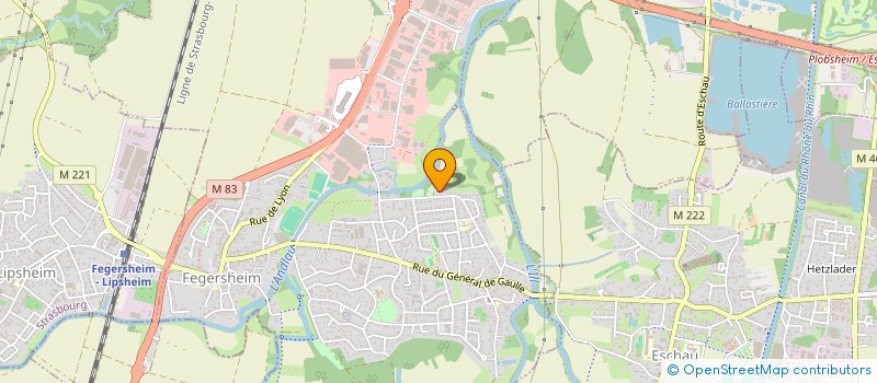 localisation de l'entreprise MONSIEUR CHARLES SCHNEIDER  FEGERSHEIM