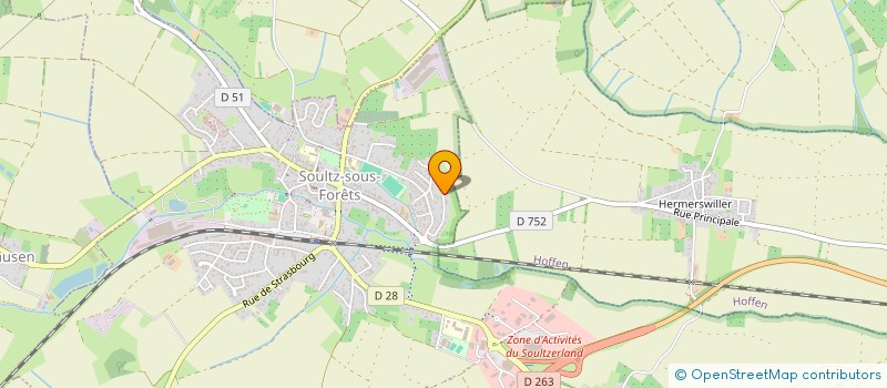 localisation de l'entreprise MONSIEUR CHARLES SCHWOERER  SOULTZ SOUS FORETS