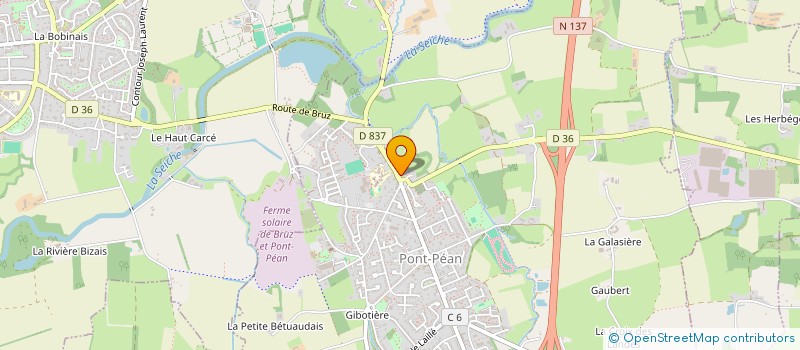 localisation de l'entreprise MONSIEUR CHARLES SEIGNEUR  PONT-PEAN