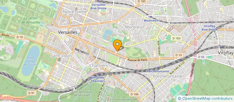localisation de l'entreprise MONSIEUR CHARLES SELLIER à VERSAILLES