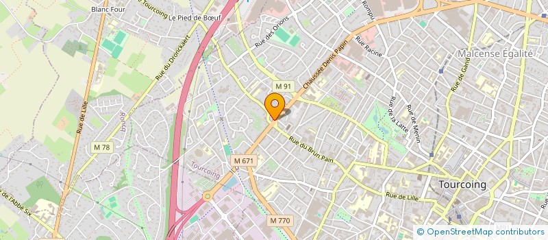 localisation de l'entreprise MONSIEUR CHARLES SENLECQ  TOURCOING