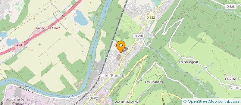 localisation de l'entreprise MONSIEUR CHARLES SERVANT  VILLARD-BONNOT