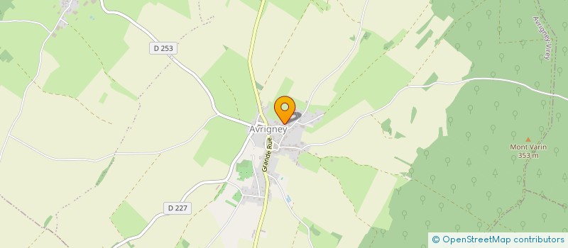 localisation de l'entreprise MONSIEUR CHARLES SIDAMBARON  AVRIGNEY-VIREY