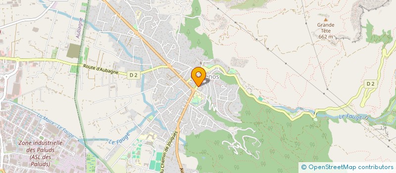 localisation de l'entreprise MONSIEUR CHARLES SIMON  GEMENOS