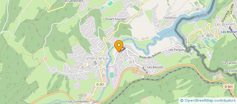 localisation de l'entreprise MONSIEUR CHARLES SISINI à VILLERS-LE-LAC