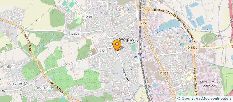 localisation de l'entreprise MONSIEUR CHARLES SOM  WOIPPY