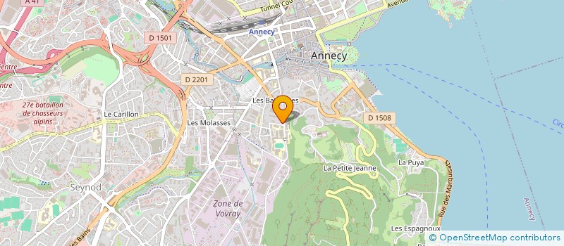 localisation de l'entreprise MONSIEUR CHARLES SOMMER à ANNECY