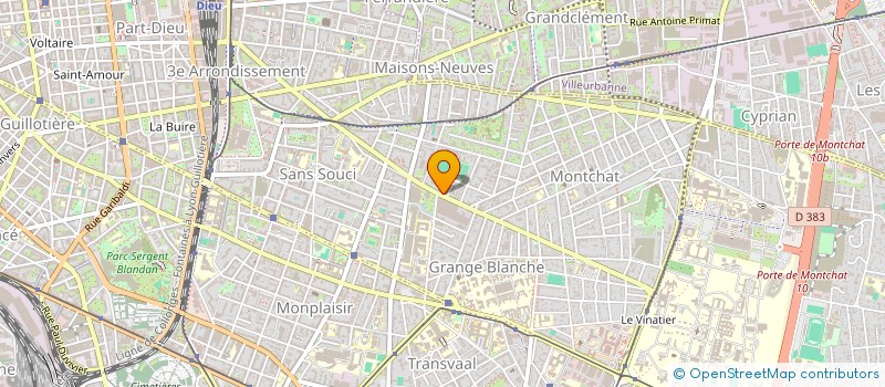 localisation de l'entreprise MONSIEUR CHARLES SORBIER  LYON