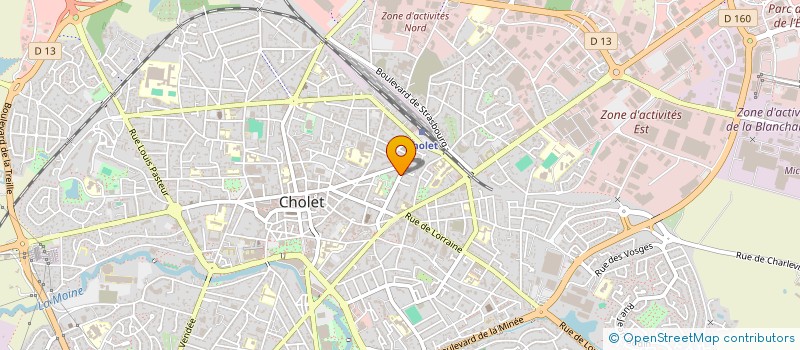 localisation de l'entreprise MONSIEUR CHARLES SOULA  CHOLET