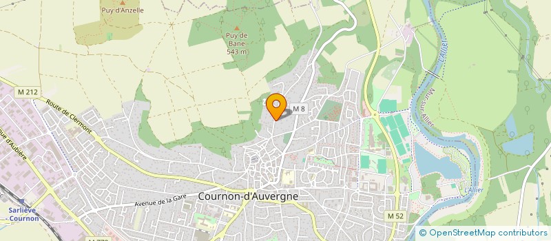 localisation de l'entreprise MONSIEUR CHARLES SOULARD à COURNON-D'AUVERGNE