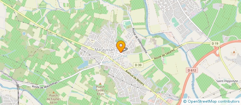 localisation de l'entreprise MONSIEUR CHARLES SOULARD  MARAUSSAN