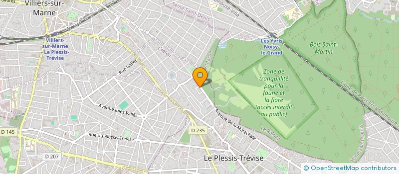 localisation de l'entreprise MONSIEUR CHARLES STEPHAN à LE PLESSIS-TREVISE