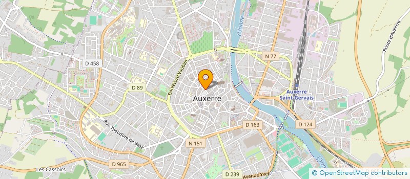 localisation de l'entreprise MONSIEUR CHARLES STEPHAN à AUXERRE