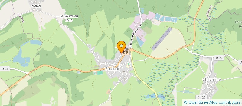 localisation de l'entreprise MONSIEUR CHARLES SURLEAU  SAULNOT