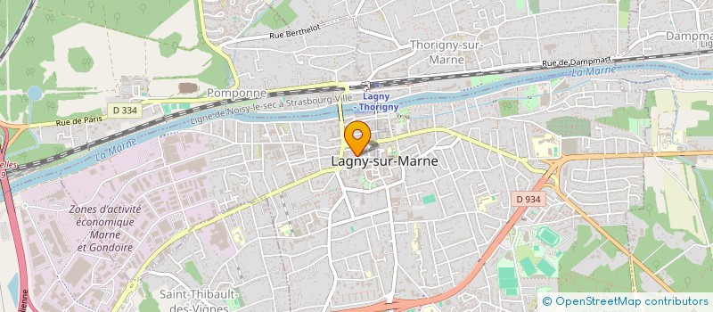 localisation de l'entreprise MONSIEUR CHARLES SUSINI  LAGNY-SUR-MARNE