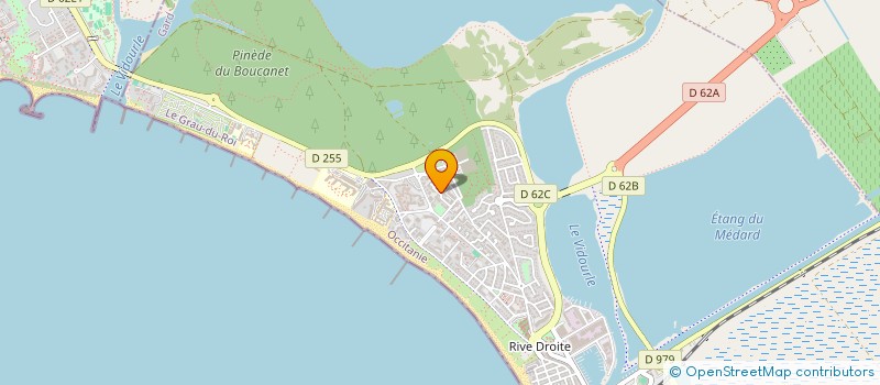 localisation de l'entreprise MONSIEUR CHARLES TAROMINA  LE GRAU-DU-ROI