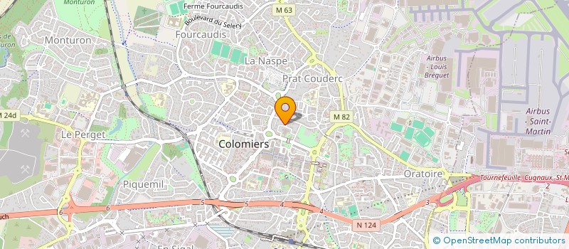 localisation de l'entreprise MONSIEUR CHARLES TAULEMESSE à COLOMIERS