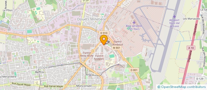 localisation de l'entreprise MONSIEUR CHARLES TAYLOR  TOURS