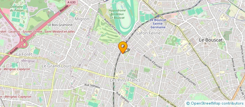 localisation de l'entreprise MONSIEUR CHARLES TECHOUEYRES  BORDEAUX