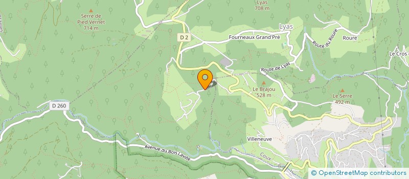 localisation de l'entreprise MONSIEUR CHARLES TEISSET  LYAS