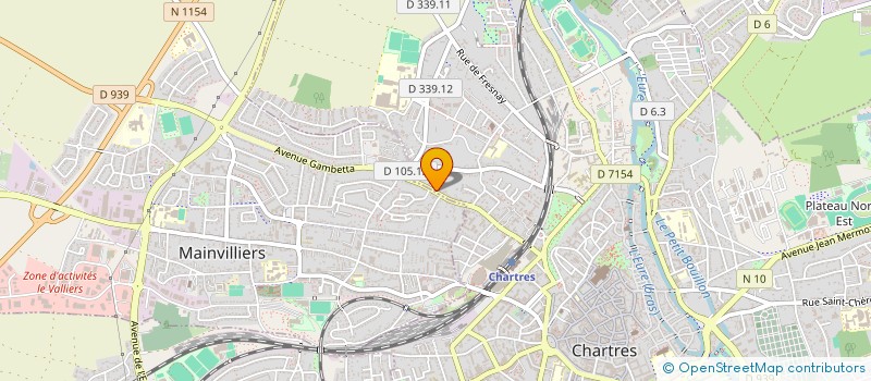localisation de l'entreprise MONSIEUR CHARLES THAMIE à CHARTRES