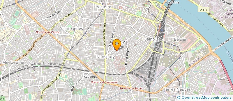 localisation de l'entreprise MONSIEUR CHARLES THOLLON POMMEROL à BORDEAUX