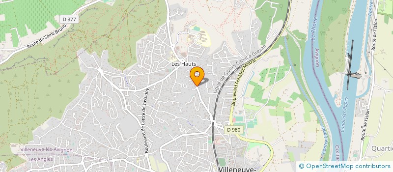 localisation de l'entreprise MONSIEUR CHARLES THOREL à VILLENEUVE-LES-AVIGNON