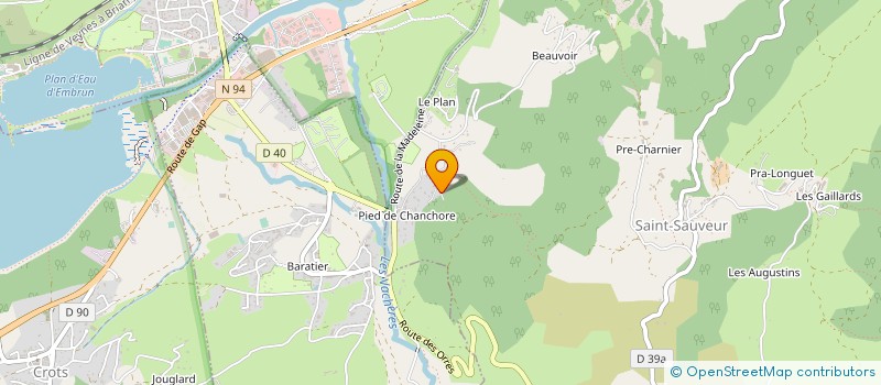 localisation de l'entreprise MONSIEUR CHARLES TOROSSIAN à EMBRUN
