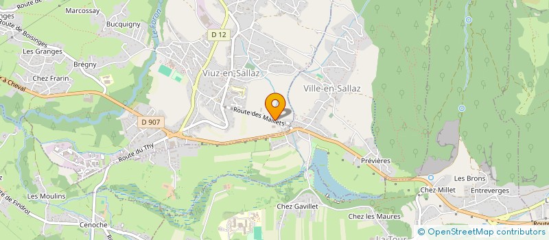 localisation de l'entreprise MONSIEUR CHARLES TORTORICI  VILLE-EN-SALLAZ