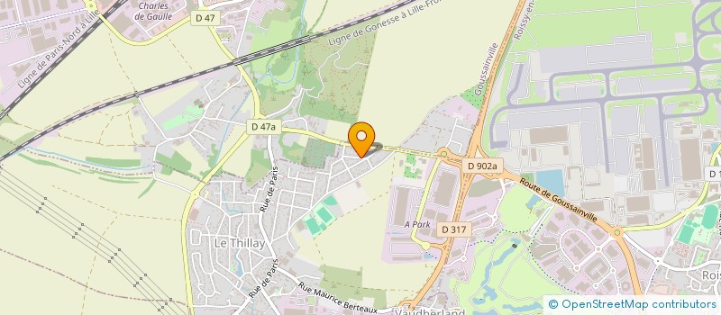 localisation de l'entreprise MONSIEUR CHARLES TOTTO TIKY  LE THILLAY