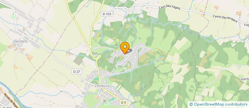 localisation de l'entreprise MONSIEUR CHARLES TRAN VAN TONG  LEDEUIX