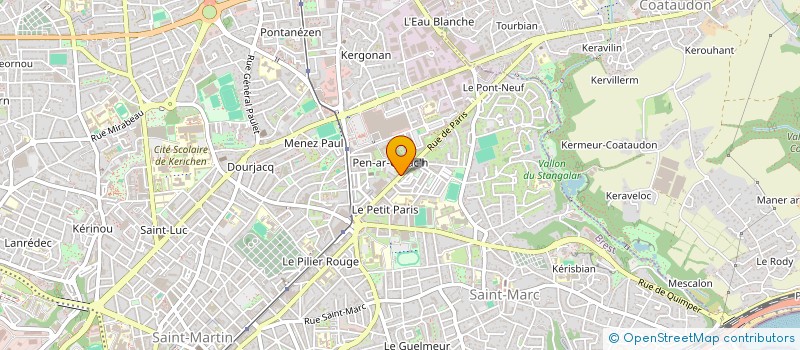 localisation de l'entreprise MONSIEUR CHARLES TRECASSE à BREST