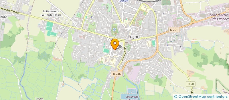 localisation de l'entreprise MONSIEUR CHARLES TRICHET à LUCON