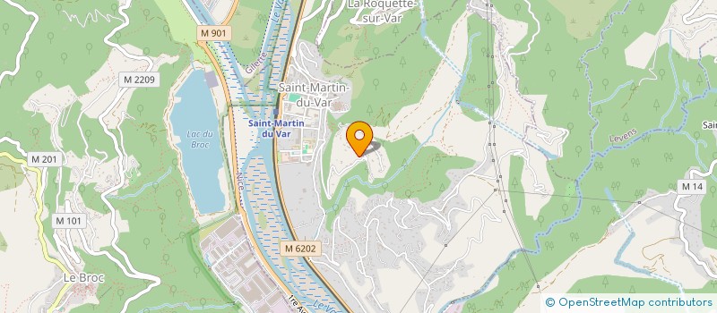 localisation de l'entreprise MONSIEUR CHARLES TRIQUET  SAINT-MARTIN-DU-VAR