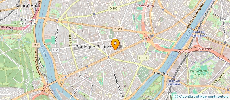 localisation de l'entreprise MONSIEUR CHARLES TROGNON à BOULOGNE-BILLANCOURT
