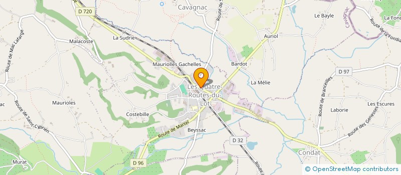 localisation de l'entreprise MONSIEUR CHARLES TRONCHE  LE VIGNON-EN-QUERCY