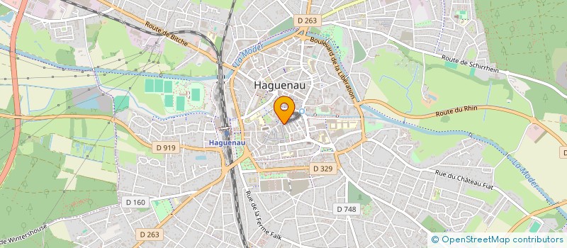 localisation de l'entreprise MONSIEUR CHARLES TUCHSCHERER  HAGUENAU