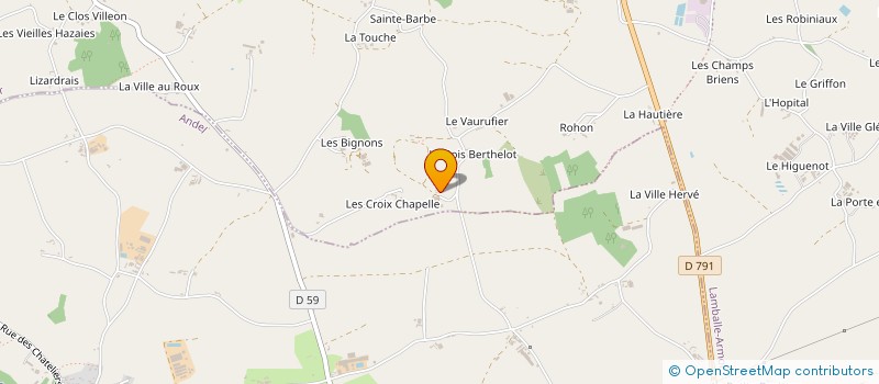 localisation de l'entreprise MONSIEUR CHARLES TURQUAIS à LAMBALLE-ARMOR