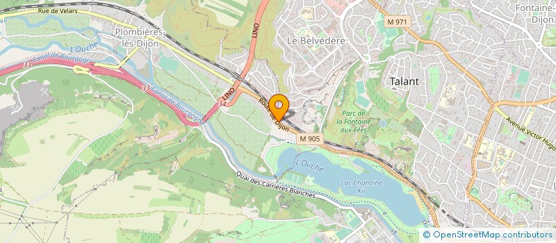 localisation de l'entreprise MONSIEUR CHARLES USQUIN  PLOMBIERES-LES-DIJON