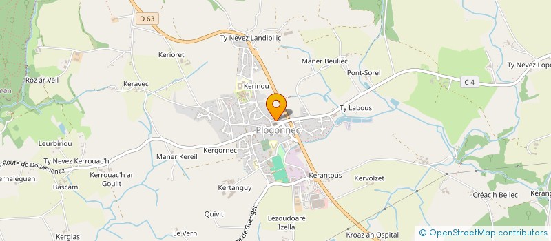 localisation de l'entreprise MONSIEUR CHARLES VAENA  PLOGONNEC